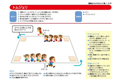 運動遊びレシピ集:トムジェリ