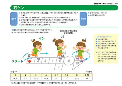 運動遊びレシピ集:石ケン