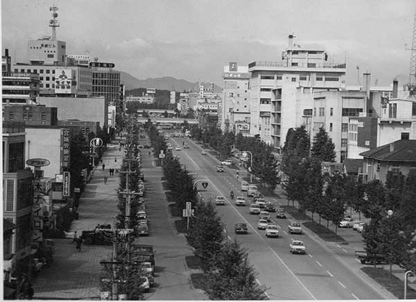 東二番丁線（歩道橋あり）