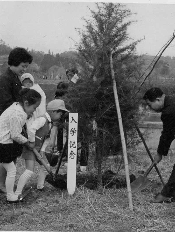 入学記念植樹