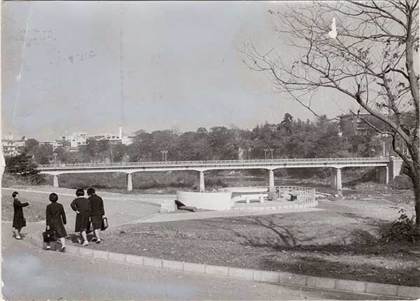 遊歩道仲ノ瀬橋（昭41.12.6）