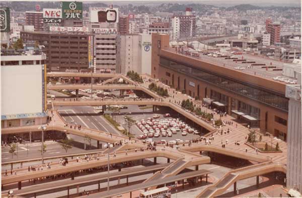 仙台駅 ペデストリアンデッキ（昭58）