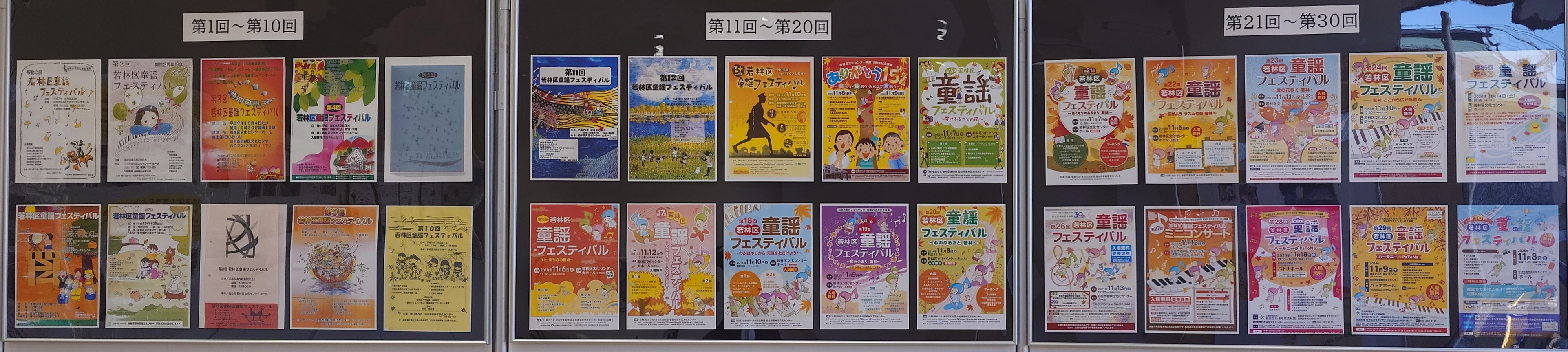 童謡フェスティバル30回までの歩み